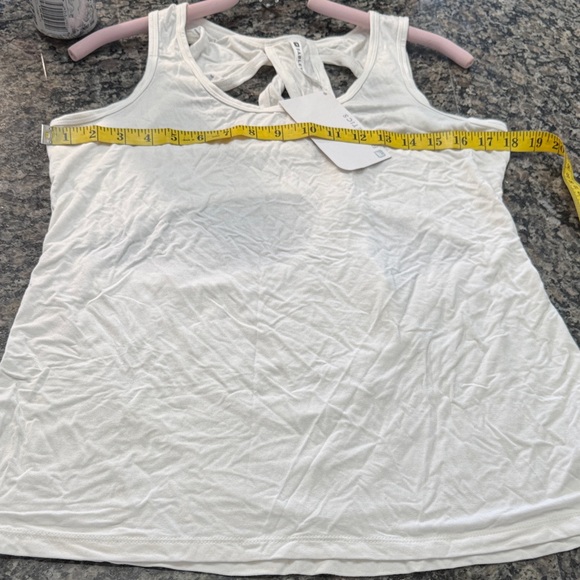 Fabletics White Racerback Performance Tank NEW M - Picture 10 of 12
